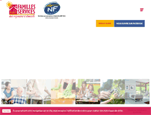 Tablet Screenshot of familles-services.com